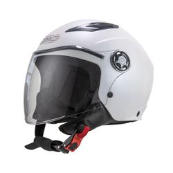 Casco Gari G01 Junior Blanco Perla Brillo