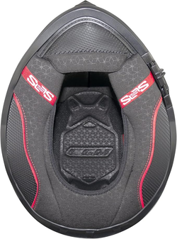 Casco Integral 360 KAD (Negro y Rojo Mate)