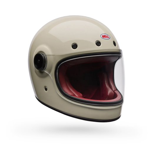 Casco Integral Bell Bullitt GT Solid en Blanco Vintage