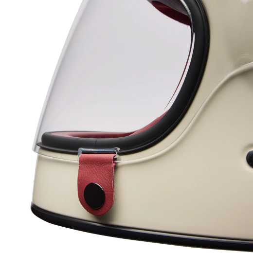 Casco Integral Bell Bullitt GT Solid en Blanco Vintage