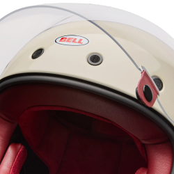 Casco Integral Bell Bullitt GT Solid en Blanco Vintage