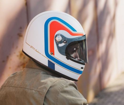 Casco integral clasico Garibaldo G07x Sedona Matt White