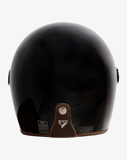 Casco Integral de Fibra de Vidrio Roadster III Black Shiny | ECE 22.06