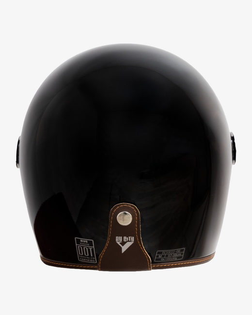 Casco Integral de Fibra de Vidrio Roadster III Black Shiny | ECE 22.06