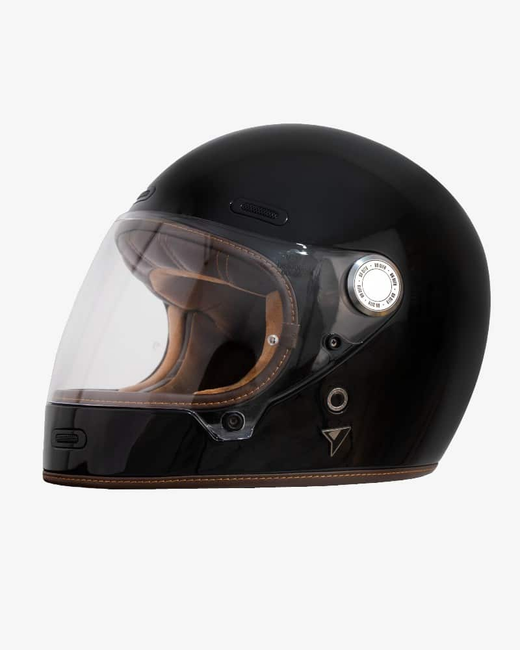 Casco Integral de Fibra de Vidrio Roadster III Black Shiny | ECE 22.06