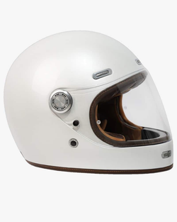 Casco Integral de Fibra de Vidrio Roadster III Blanco Perla | ECE 22.06