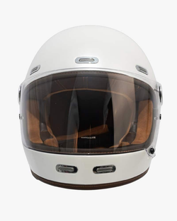 Casco Integral de Fibra de Vidrio Roadster III Blanco Perla | ECE 22.06