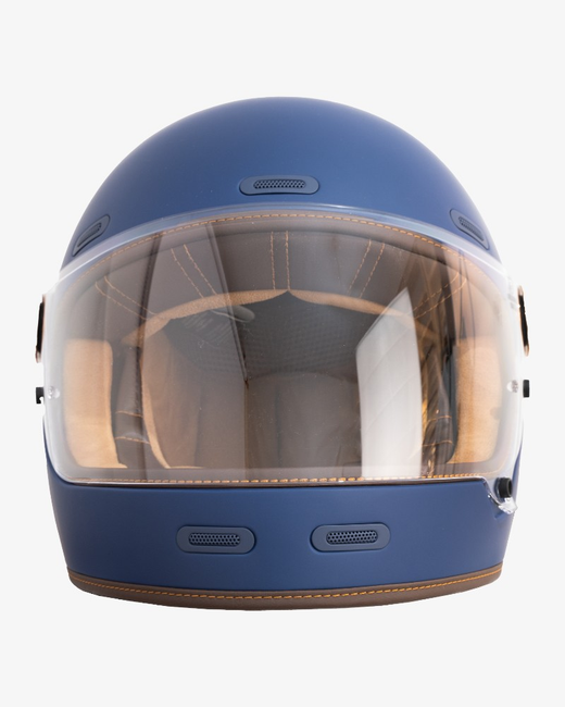 Casco Integral de Fibra de Vidrio Roadster III Matt Blue | ECE 22.06