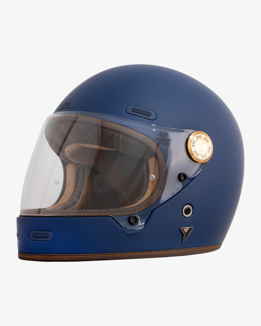 Casco Integral de Fibra de Vidrio Roadster III Matt Blue | ECE 22.06