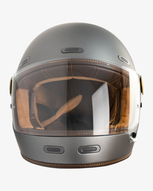 Casco Integral de Fibra de Vidrio Roadster III Matt Gray | ECE 22.06