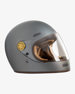 Casco Integral de Fibra de Vidrio Roadster III Matt Gray | ECE 22.06
