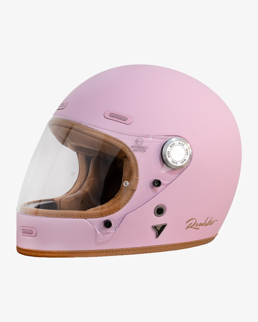 Casco Integral de Fibra de Vidrio Roadster III Pink | ECE 22.06