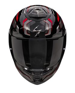 Casco Scorpion EXO-GT SP AIR AUGUSTA Negro-Gris-Rojo
