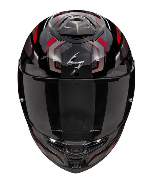 Casco Scorpion EXO-GT SP AIR AUGUSTA Negro-Gris-Rojo