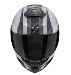 Casco Scorpion EXO-GT SP AIR TOURADVEN Blanco perla-Plata