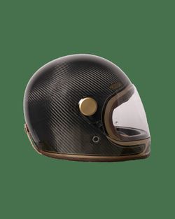 Casco integral retro By-City Roadster III Full Carbón ECE 22.06