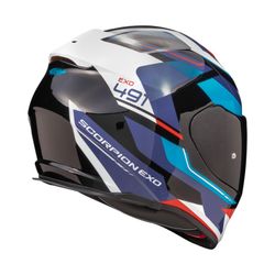 Casco Scorpion EXO-491 ABILIS Negro-Azul-Rojo