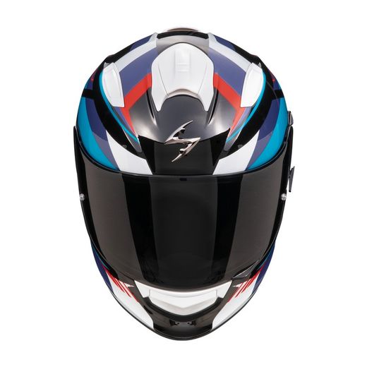 Casco Scorpion EXO-491 ABILIS Negro-Azul-Rojo
