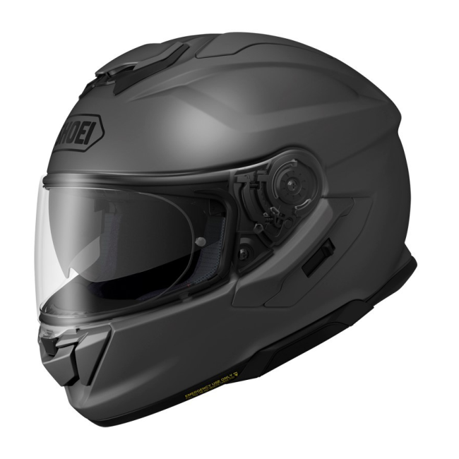 SHOEI GT-Air 3 GRIS MATE | Casco Integral Touring Premium | Visor Solar Integrado QSV-2 | Homologación ECE 22/06