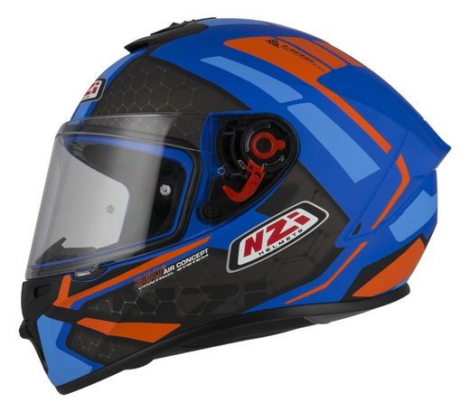 Casco nzi trendy overtaking blue&sky blue