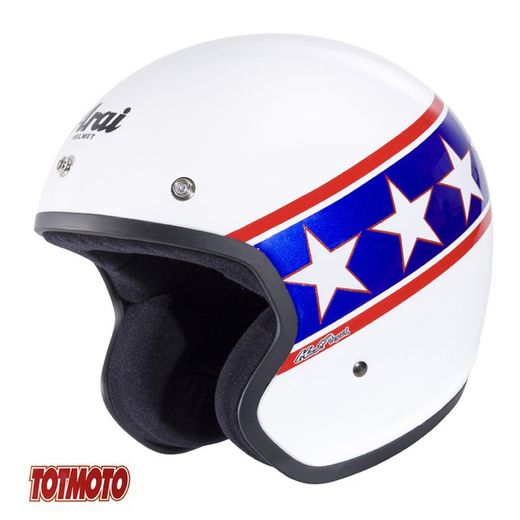 Casco jet arai freeway-2 restar white