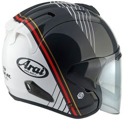 Casco jet ARAI SZ-R Vas Evo - Frost Temu blanco