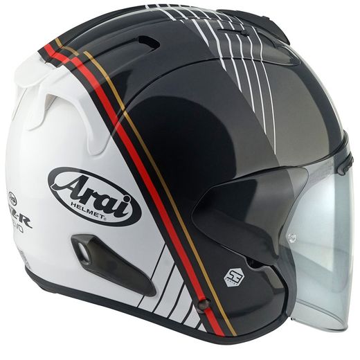 Casco jet ARAI SZ-R Vas Evo - Frost Temu blanco