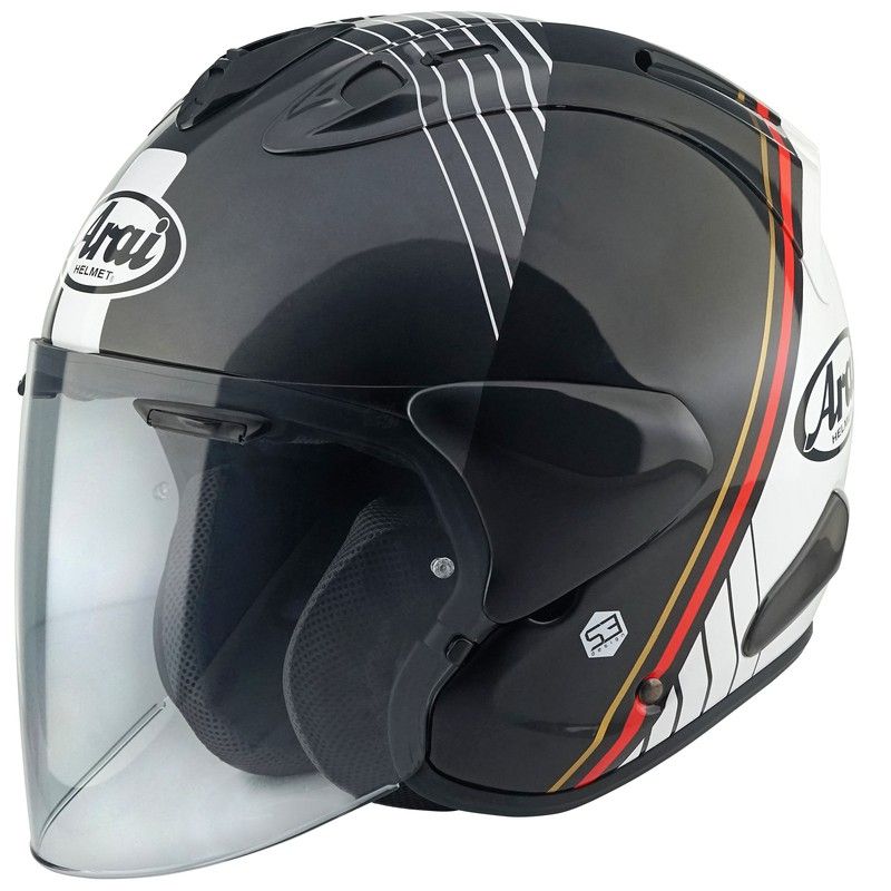 Casco jet ARAI SZ-R Vas Evo - Frost Temu blanco L
