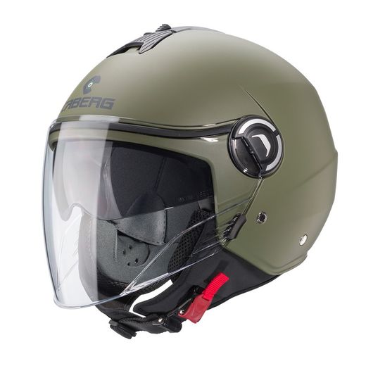 Casco Jet Caberg Riviera V4 X  Verde mate militar