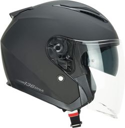 Casco Jet CGM136 DNA Negro mate