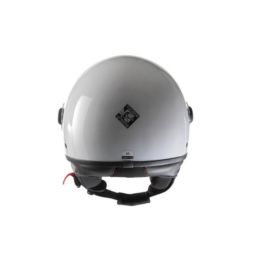 Casco jet Tucano EL JETTIN blanco hielo