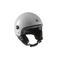 Casco jet Tucano EL JETTIN blanco hielo