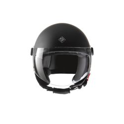 Casco jet Tucano EL JETTIN NEGRO carbón mate