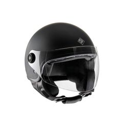 Casco jet Tucano EL JETTIN NEGRO carbón mate
