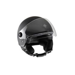 Casco jet Tucano EL JETTIN NEGRO carbón mate