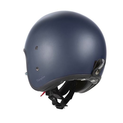 Casco Jet Gari G03X Fiberglass Azul Sucio Mate ECE 22.06.