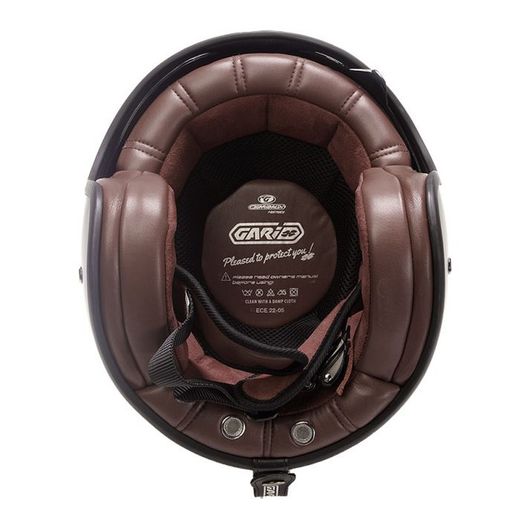Casco Jet Gari G03X Fiberglass  Negro Mate ECE 22.06.