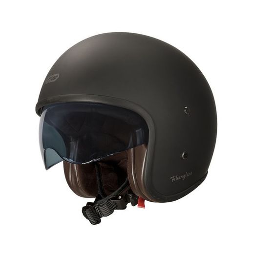 Casco Jet Gari G03X Fiberglass  Negro Mate ECE 22.06.