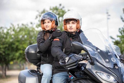 Casco Jet Gari Motorcycle G11 Ocre mate