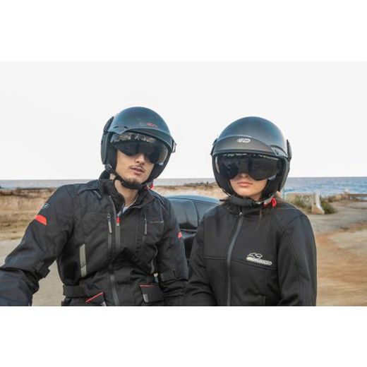 Casco Jet Gari Motorcycle G21 Sunvisor Negro Mate