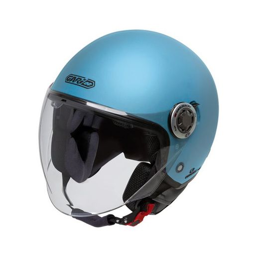 Casco Jet Garibaldi G20 Azul Caribe Mate ECE 22.06.