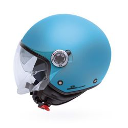 Casco Jet Garibaldi G20 Azul Caribe Mate ECE 22.06.