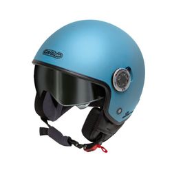 Casco Jet Garibaldi G20 Azul Caribe Mate ECE 22.06.