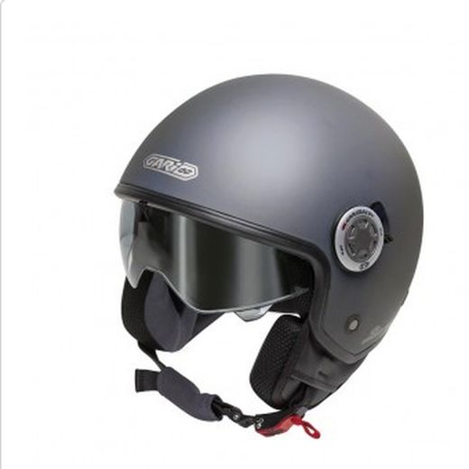 Casco jet garibaldi G20 Gris titanio mate ECE 22.06.