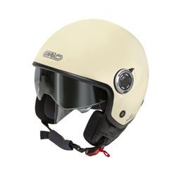 Casco Jet Garibaldi G20 Marfil Mate ECE 22.06.