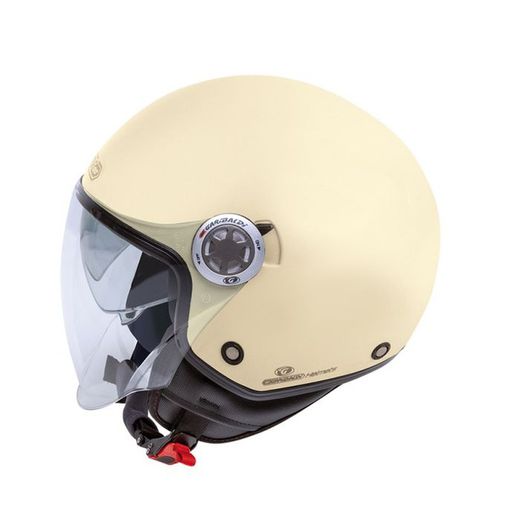 Casco Jet Garibaldi G20 Marfil Mate ECE 22.06.
