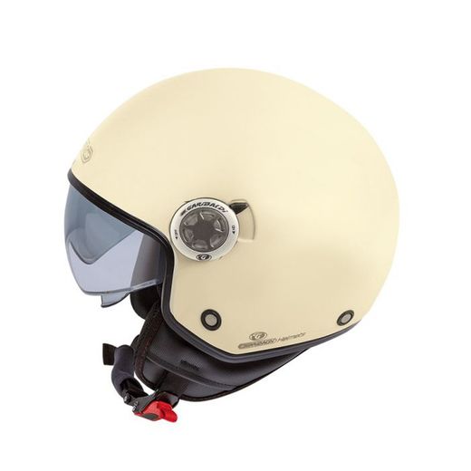 Casco Jet Garibaldi G20 Marfil Mate ECE 22.06.