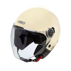 Casco Jet Garibaldi G20 Marfil Mate ECE 22.06.