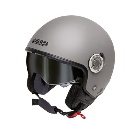 Casco Jet Garibaldi G20 Plata Mate ECE 22.06.