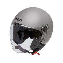 Casco Jet Garibaldi G20 Plata Mate ECE 22.06.